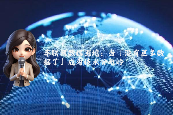 车联网数据困境：当「没有更多数据了」成为技术分水岭
