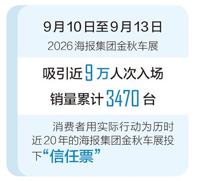 2026海报集团金秋车展落幕